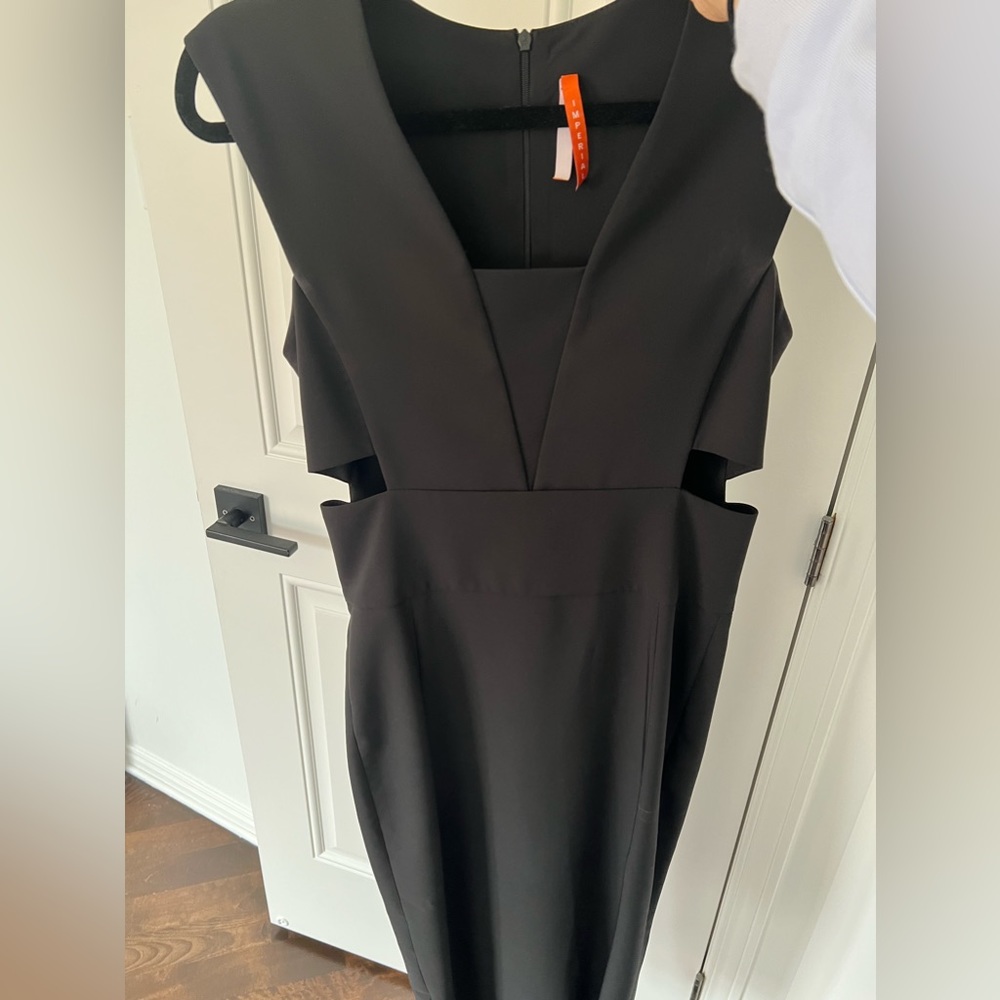 Black cocktail dress